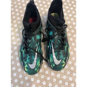 Nike Phantom Indoor Soccer Cleats Youth Size 4.5Y Green White Yellow Black